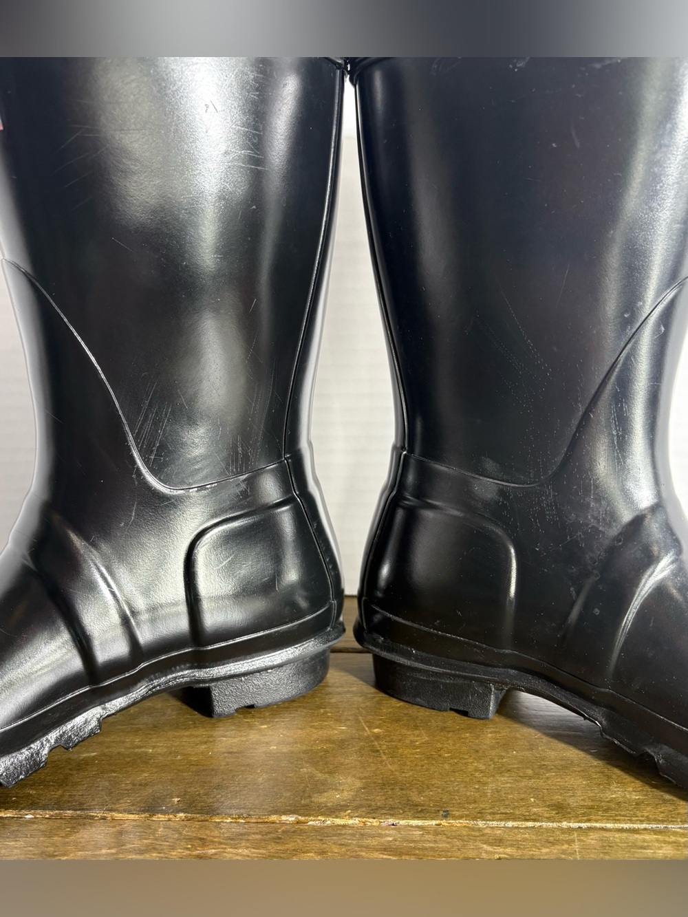 HUNTER Original Short Gloss Rain Boot - Women's Size 7 - Picture 8 of 8